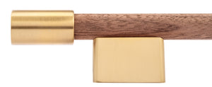 Walnut Handle Kit - Undercounter Refrigeration - Single Handle