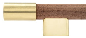 Walnut Handle Kit - Full Size Refrigeration - Single Handle