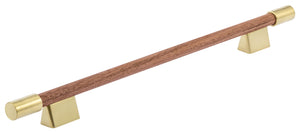 Walnut Handle Kit - Undercounter Refrigeration - Single Handle