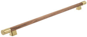 Walnut Handle Kit - Full Size Refrigeration - Single Handle