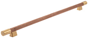 Walnut Handle Kit - Full Size Refrigeration - Single Handle